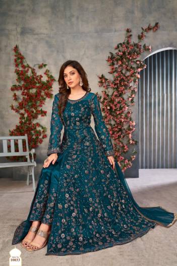 Anjubaa Vol 4 By Dani Creation Designer Partywear Salwar Kameez Collection